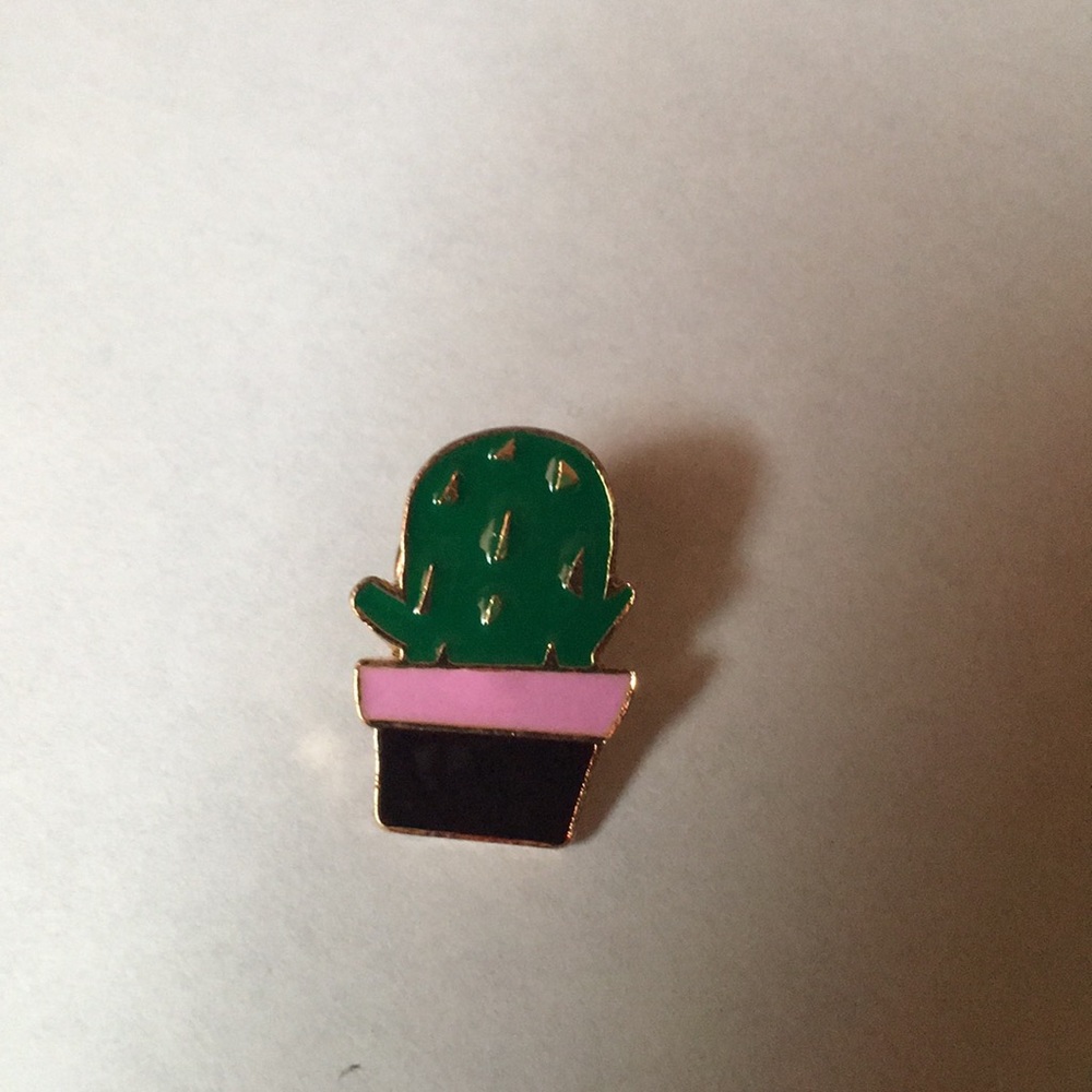 Cactus enamel pin